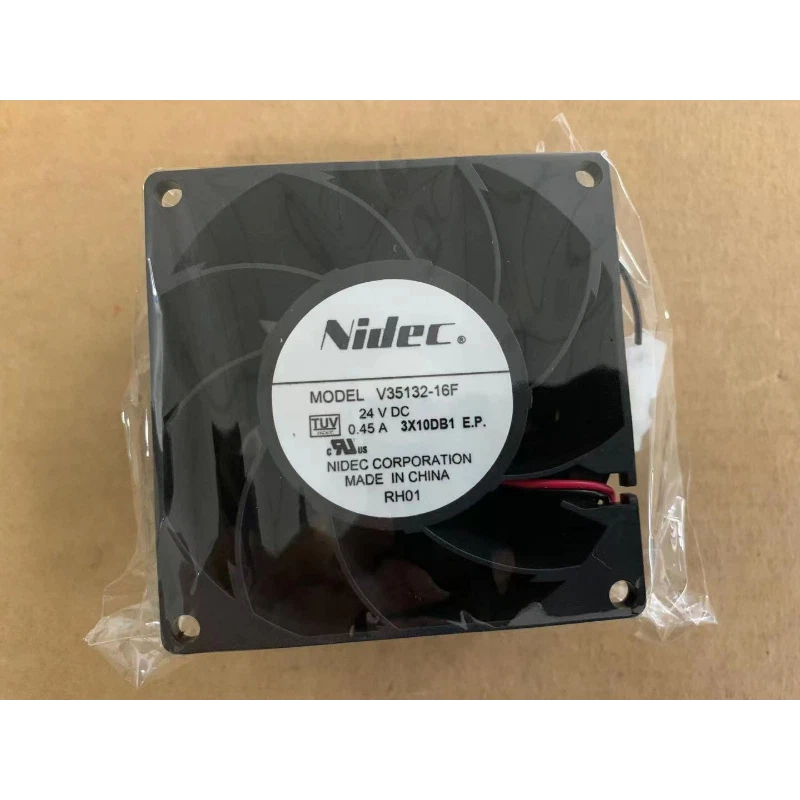 NIDEC V35132-16F 8038 DC24V 0.45A 8CM High Air Volume Inverter Cooling Fan NEW - Image 2 of 4