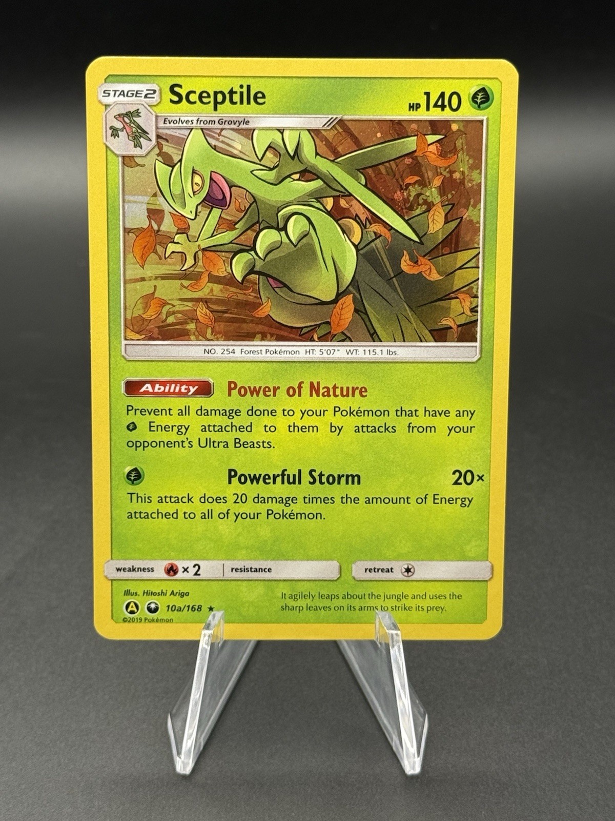 Pokémon TCG Black Star Promo Holo Sceptile 10a/168 Rare Card
