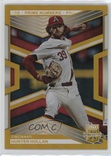 2023 Panini Elite Extra Edition Gold Prime Numbers 12/24 Hunter Hollan #70 1b9b