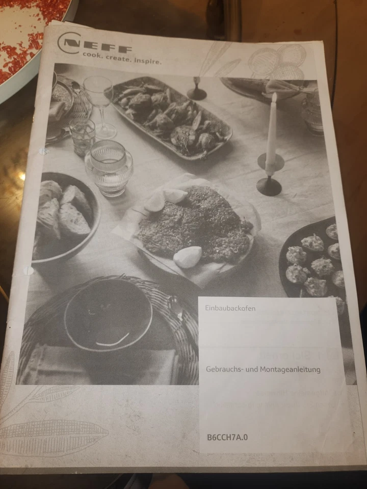 Neff Einbaubackofen B6CCH7A.0 60cm Breit 2 Jahre alt, nur Abholung  - Bild 2 von 4