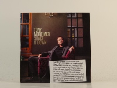 TONY MORTIMER SHAKE IT DOWN (H1) 3 Track CD Single including Card Sleeve FOD REC