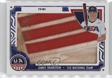 2024 Stars and Stripes Jumbo Materials Jersey Prime 34/39 James Tronstein s5q
