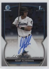 2023 Bowman Draft Chrome Prospect Auto Kemp Alderman #CDA-KA Auto xb2