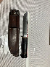 WWII Marbles Gladstone 9” Fixed Blade Knife Bakelite Pommel Made In USA