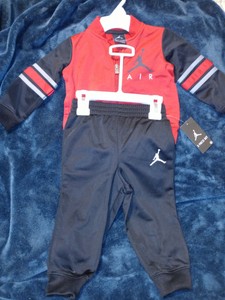 red jordan jogging suit