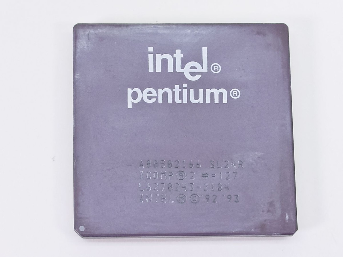 Intel Pentium 1 166Mhz CPU Processor Chip A80502166 SL24R | eBay Intel Pentium 1 166Mhz CPU Processor Chip A80502166 SL24R | eBay