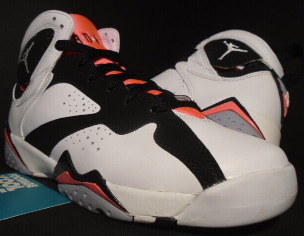 NIKE AIR JORDAN VII 7 RETRO GG WHITE BLACK HOT LAVA INFRARED