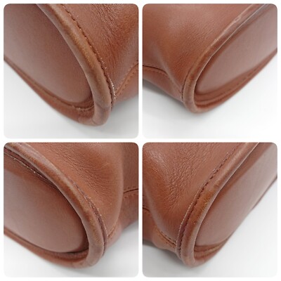 COACH Shoulder Bag 9089 Brown Asheville Bowler Dome Leather