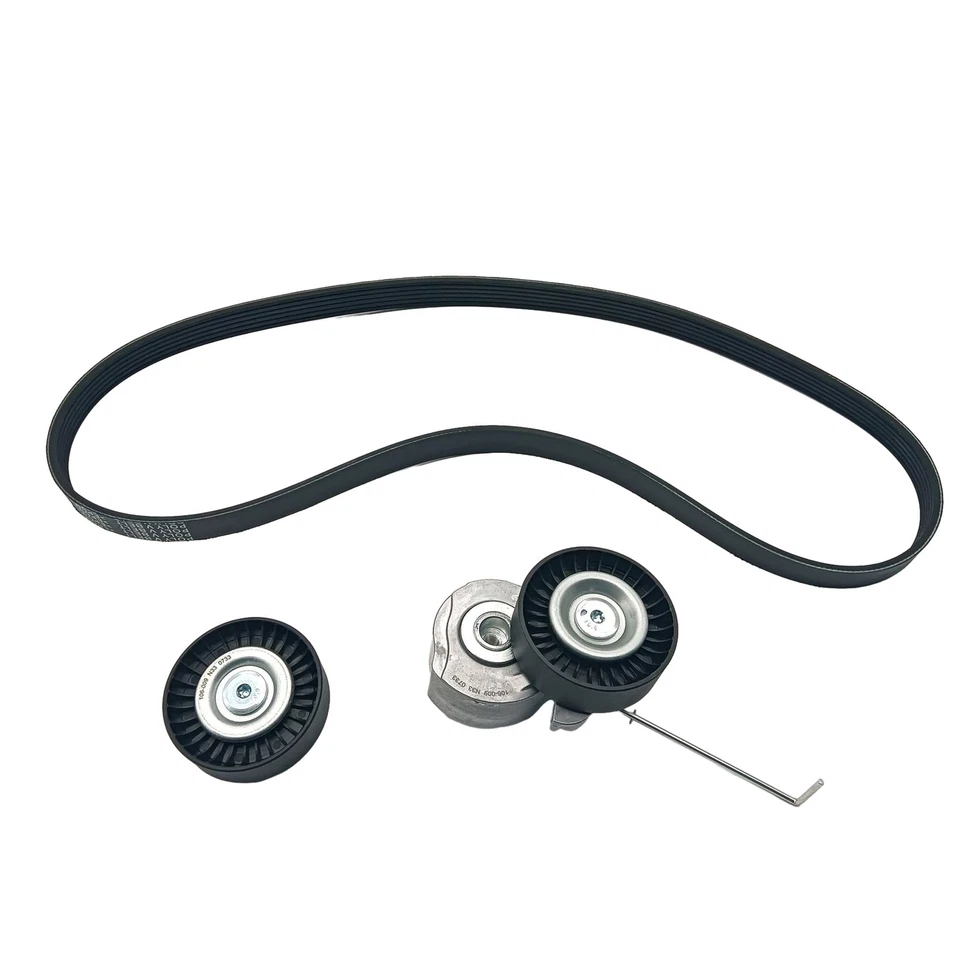 Kit de componentes de correa de transmisión Serpentine para Volvo S80 XC60 XC70 L6 2007-2015 3,0 L Foto 3 de 4