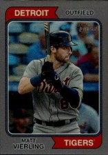 2023 Topps Heritage #530 Matt Vierling Chrome Silver Refractor #/274