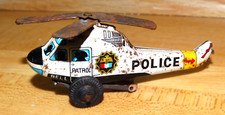 Tin Bell Helicopter Toy, Vintage, Small