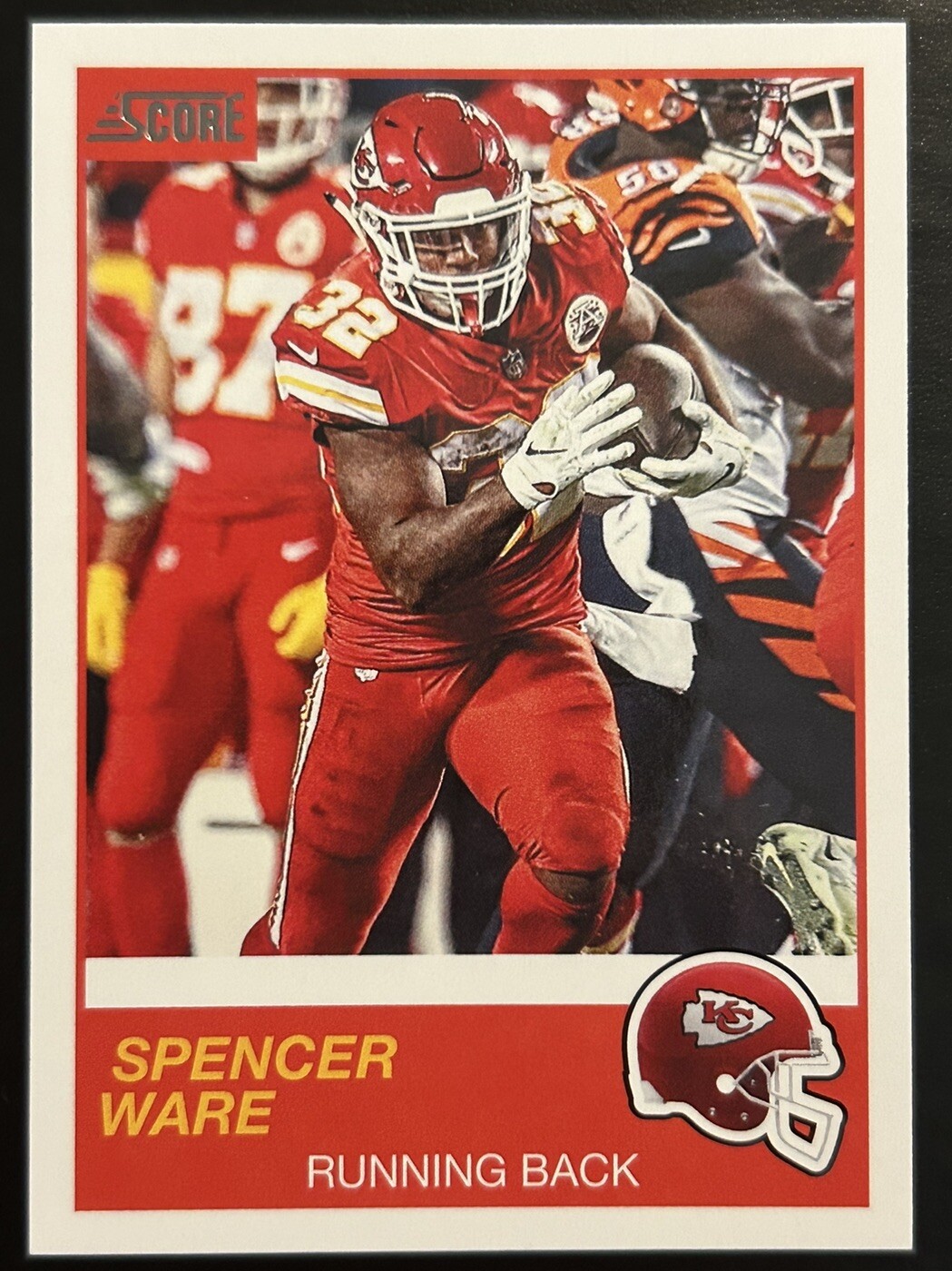 2019 Score Spencer Ware Kansas City Chiefs #6