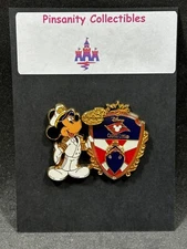 Disney Cruise Line Captain Mickey Coat of Arms Crest Captain's Choice Pin
