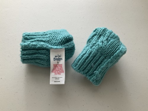 Mini Boden Turquoise Winter Set Hat Size M, Scarf, and Gloves Size S - Picture 13 of 13