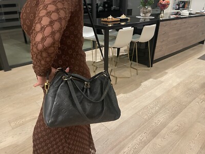 Louis Vuitton Ponthieu Handbag Monogram Empreinte Leather PM