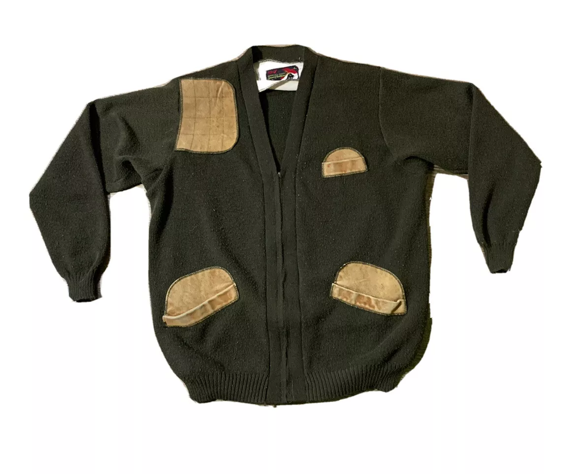 VTG 50 s 10 X Men s Wool Hunting Shooting Sweater Size Large eBay