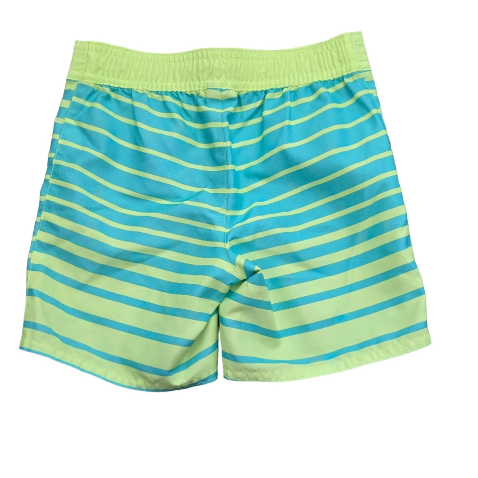 Bermuda de natação OP infantil feminina tamanho XS 4 5 verde azul - Imagem 4 de 4