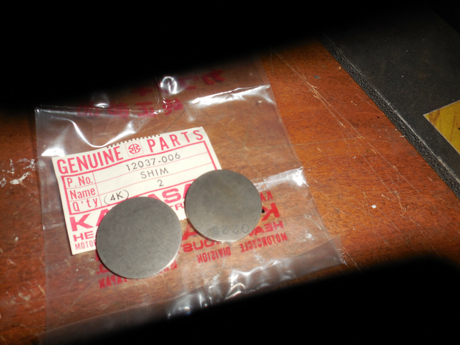 NOS Kawasaki OEM Eng Valve Shim Z900 Z1000 Z1300 Z1 Kl650 KLR 12037006