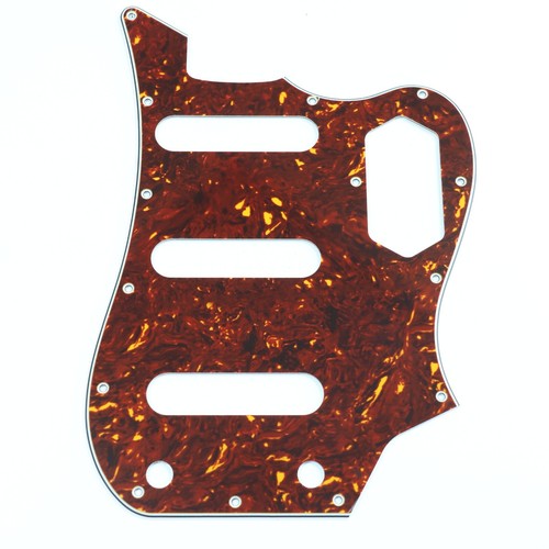 For US Fender Squier Vintage Modified Bass VI Guitar pickguard, Red Tortoise