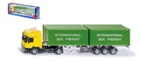 Siku 1/50 Lkw Mit Containern Modellbau Statisches Modell Diecast