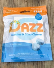 DAZZ Window and Glass Cleaner Refill Pack with 4 Packs With 2 Tablets In Each