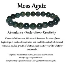 Natural Crystal Healing Chakra Gemstone Bead Bracelet Protection Gem Stone