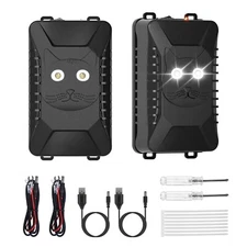 2 Pack Ultrasonic Rodent Repellent for Car Engines Under Hood Animal Repeller