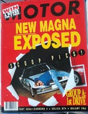 MOTOR CAR MAGAZINE Sept. 1990 * NEW MAGNA EXPOSED *  