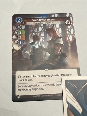 Altered TCG Single Card Axiom Rare Unscanned Character Foundry Engineer