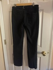 Talbots Women's Straight Leg Jeans Size 8 Black 31" Inseam Classic Rise