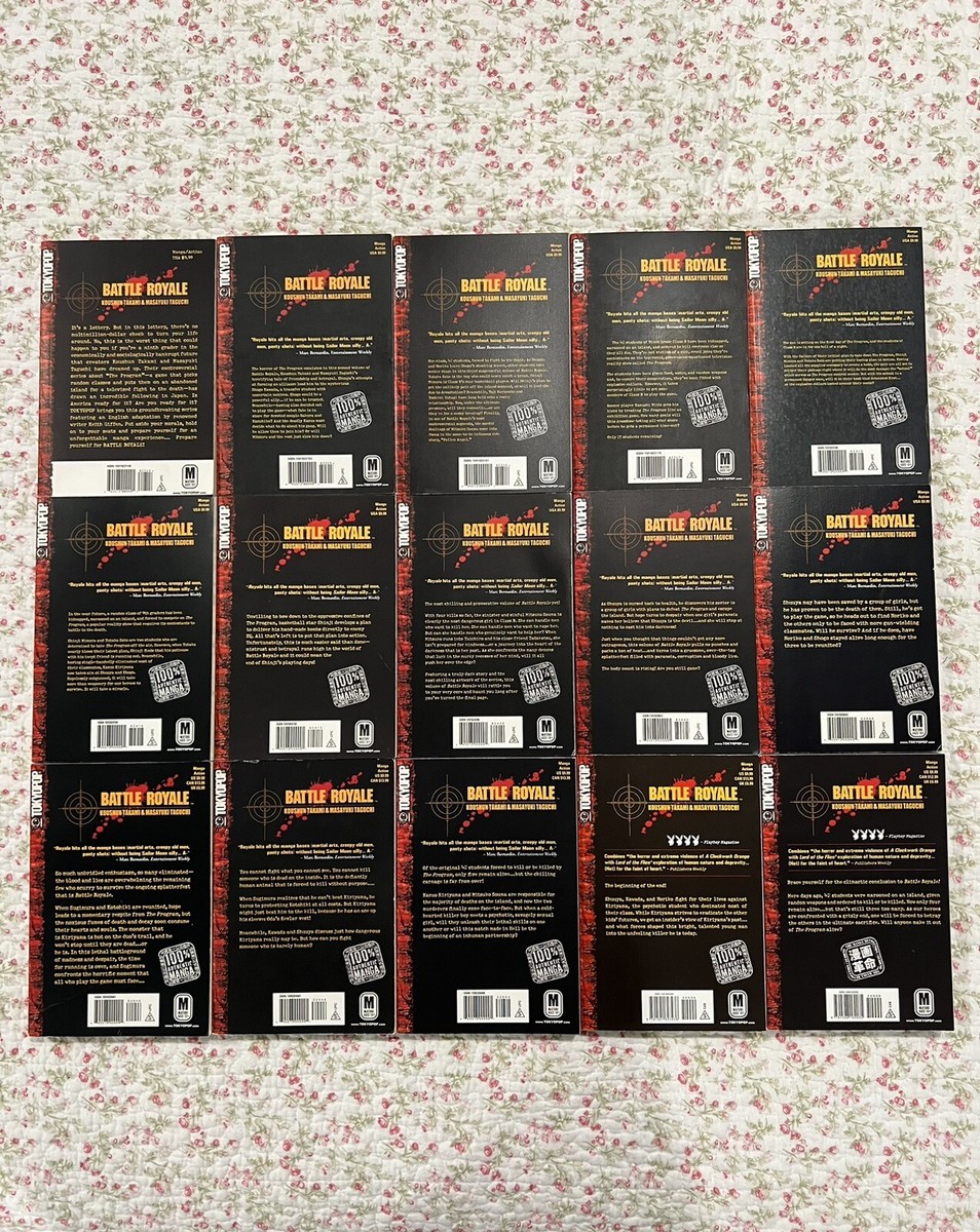 Battle Royale English Manga Tokyopop Complete Volumes 1-15 | eBay