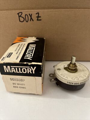 Mallory 50K500P 50 WATT 500 OHM