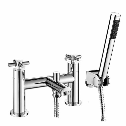 Crosshead Style Modern Chrome Bathroom Taps Variation, Basin, Bath, Freestanding - Picture 8 of 59