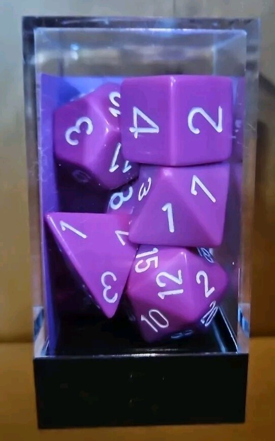 5 Piece Lot of Chessex Dice New 27441 25300 26425 27433 25427 Free Shipping USA