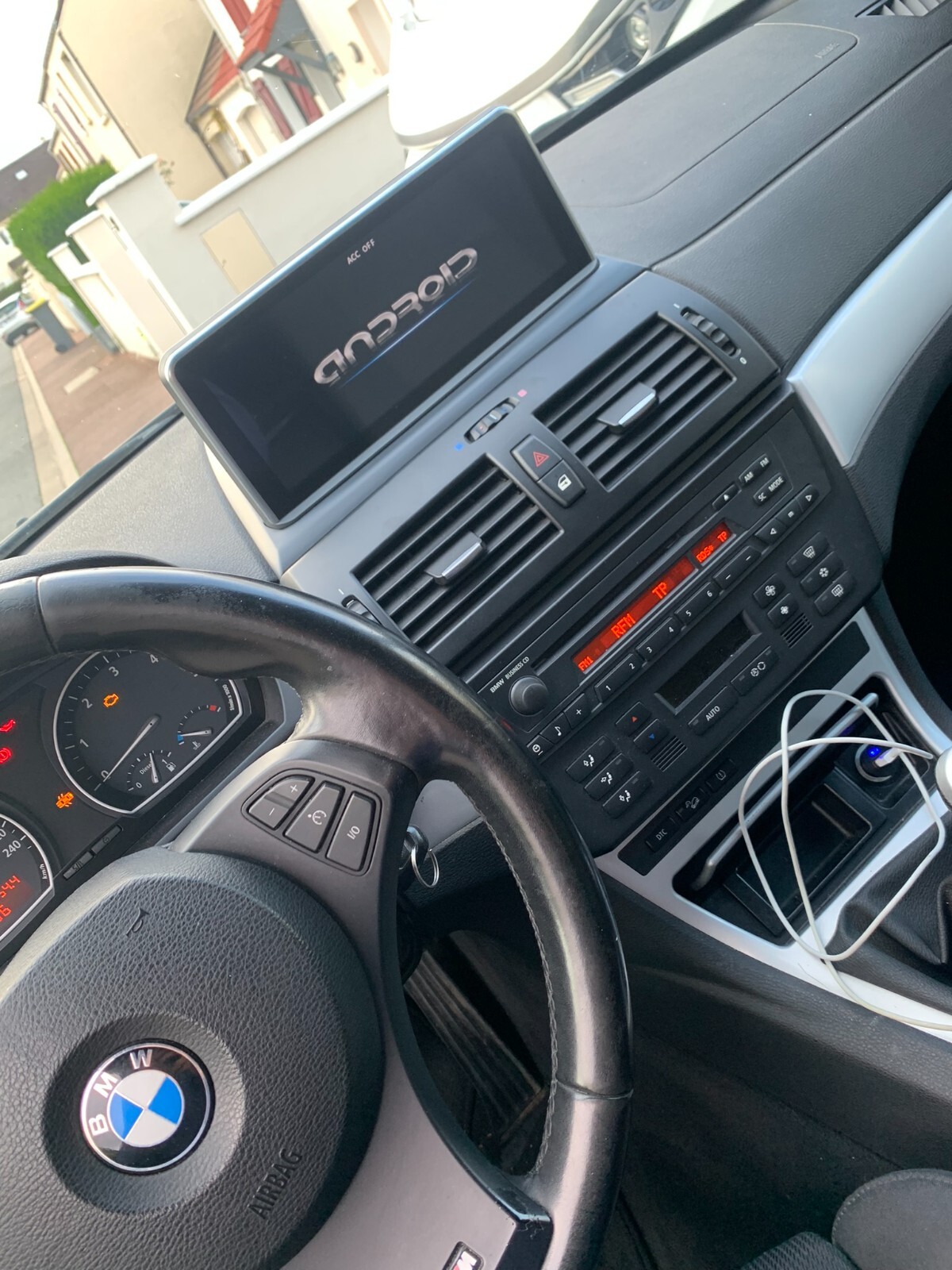 Écran tactile Android Auto pour BMW X3 E83, autoradio GPS Bluetooth avec caméra