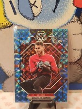 2023 Panini Mosaic #299 Charlie Jones Reactive Blue RC Cincinnati Bengals