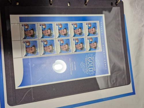 2004 Athens Olympic Games - Australian Gold Medallists - Prestige Stamp Album - Picture 7 of 18
