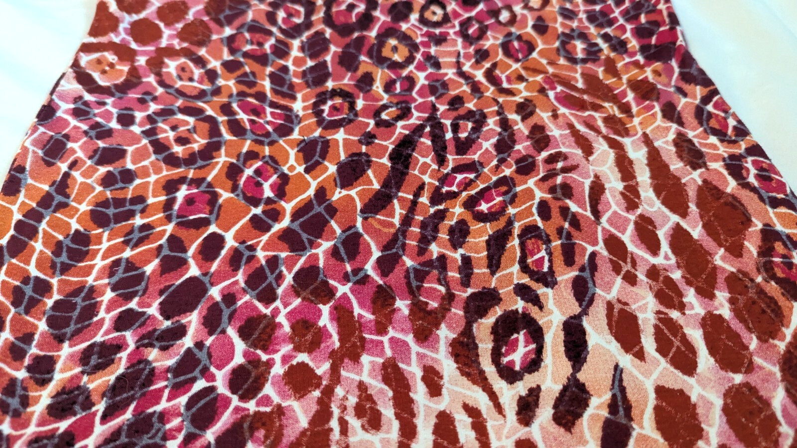 Wet Seal Womans Sleeveless Dress L Spaghetti Strap Pink & Orange