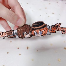 Bungo Stray Dogs Nakahara Chuuya Embroidery Bracelet Wristband Holiday Gift