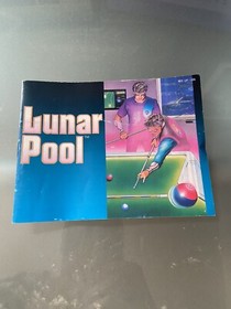 Lunar Pool NES (Nintendo Entertainment System, 1987) Cartridge & Manual