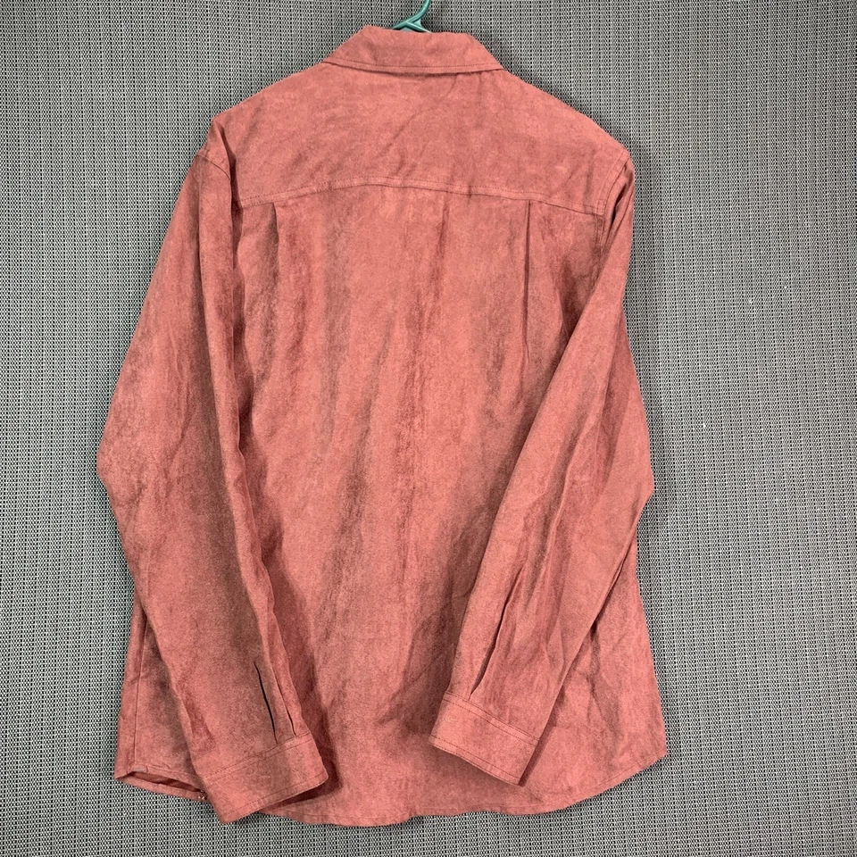 Camisa Junction West abotonada talla M marrón buen estado. 100% poliéster. Foto 3 de 4