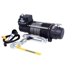 Superwinch Tiger Shark 11500SR Winch 11;500 lbs; 12 VDC; 3/8 in x 80 ft syntheti