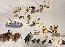 Hagen Renaker Animal Miniature Figurines Can Combine shipping Cats duck pig bear