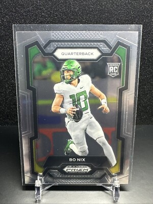 Bo Nix 2024 Panini Prizm Draft Picks RC #105 Oregon / Denver Broncos Rookie   
