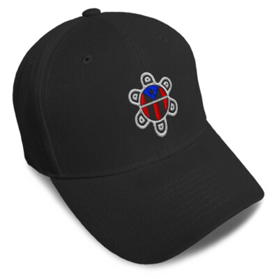 Baseball Cap Puerto Rico Flag Sol Taino A Embroidery Dad Hats for Men & Women
