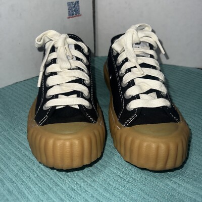 EXCELSIOR BOLT LOW CARBON BLACK  VOLCANIZED SHOES CASUAL WAFFLE SALE SNEAKERS 
