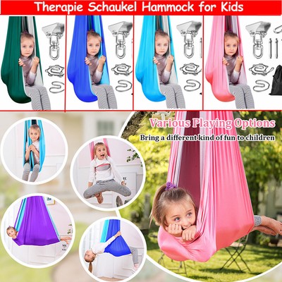 Therapie Schaukel Hängematte Doppelte Schaukeltuch Kinder Geschenke für Autismus