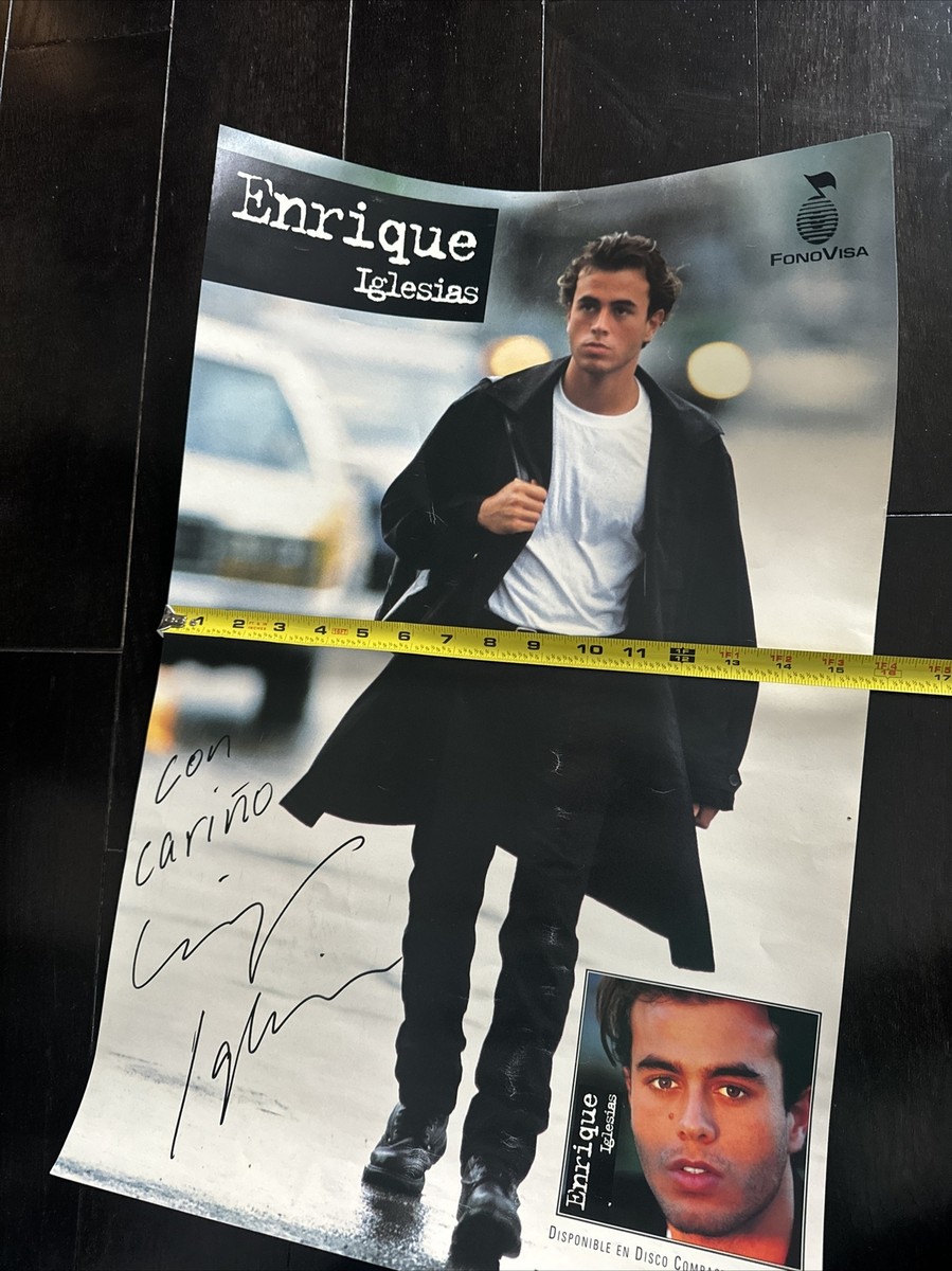ENRIQUE IGLESIAS Autograph Poster | eBay