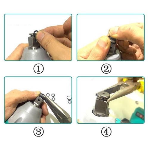 1/2" Retaining Drive O-Ring Clip Retainer Snap Ring Impact Wrench Accessories - Picture 6 of 6