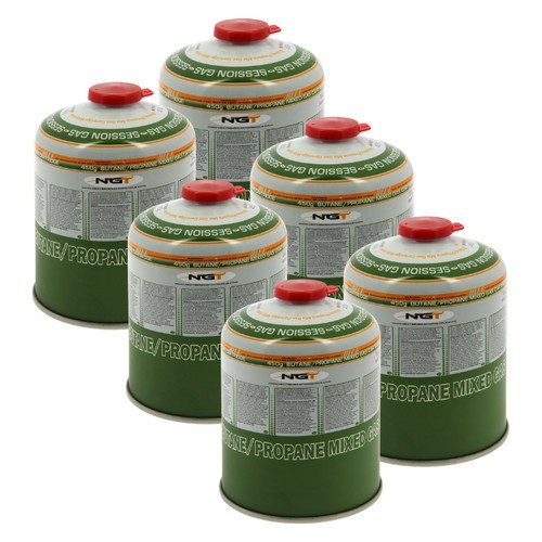 NGT 450g Butane Propane Gas Canisters EN417 Screw Thread Camping Stove x12 Pack - Image 6
